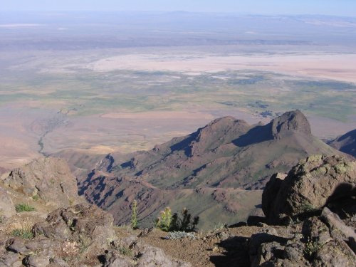 Steen's Mountain - view to east over Alvord Desert