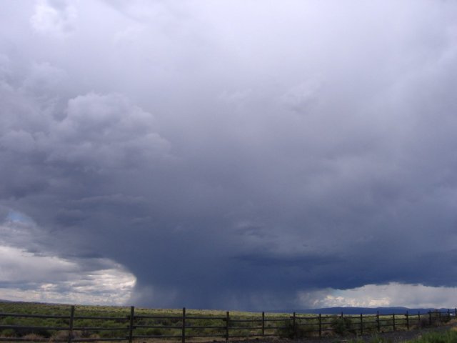 Thunderstorm over Burns